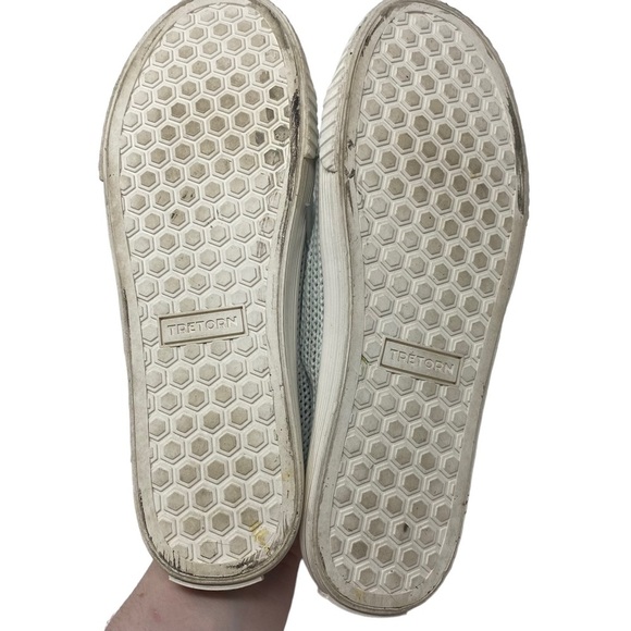 Tretorn Sz 7.5 Women's Green Tournament Net Mesh Low‎ Top Sneakers - Picture 4 of 12